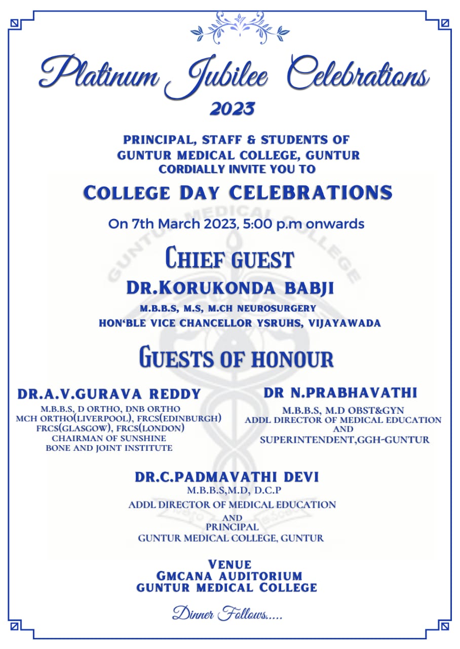 Platinum Jubilee Celebrations 2023 - College day celebrations